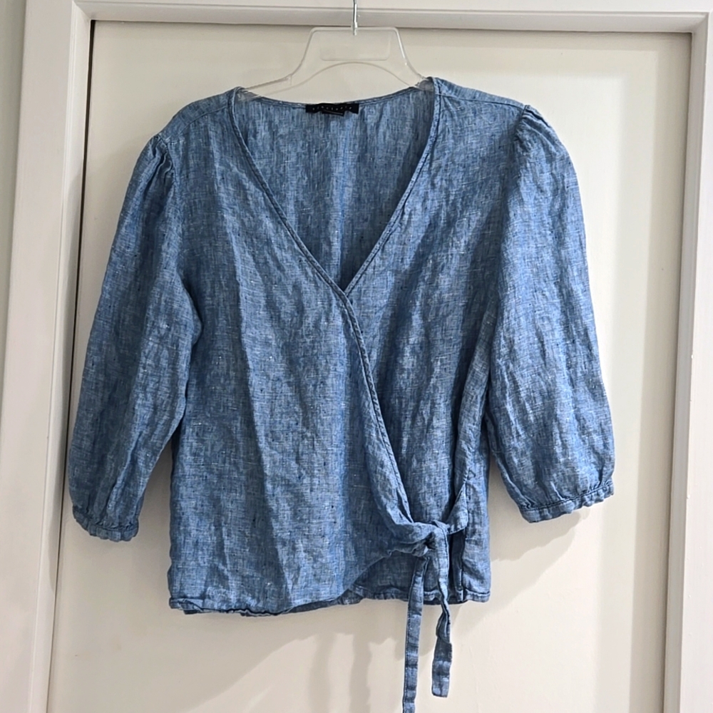 Sanctuary Blue Denim Top
